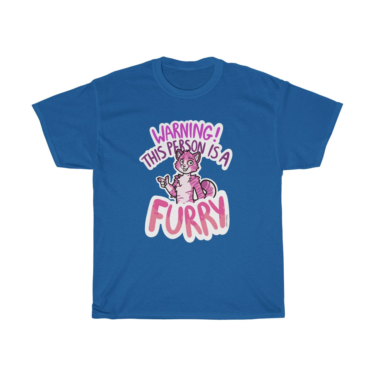 Pink Cat - T-Shirt T-Shirt Sammy The Tanuki Royal Blue S 