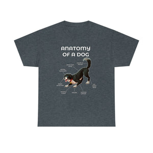 Dog Black - T-Shirt T-Shirt Artworktee Dark Heather S 