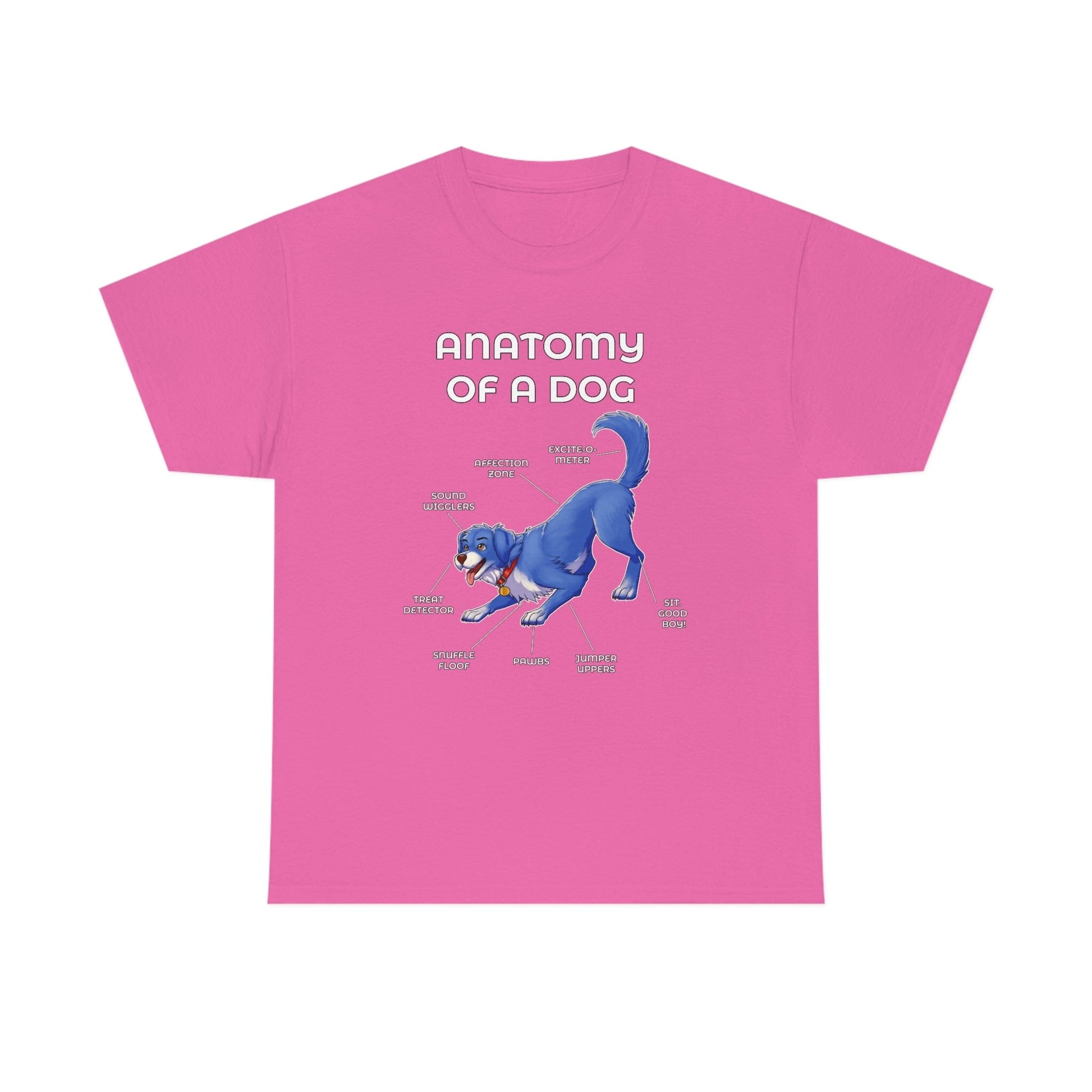 Dog Blue - T-Shirt T-Shirt Artworktee Pink S 