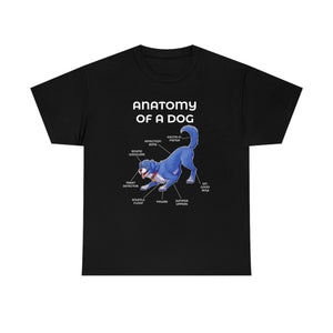 Dog Blue - T-Shirt T-Shirt Artworktee Black S 