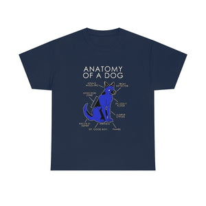 Dog Blue - T-Shirt T-Shirt Artworktee Navy Blue S 
