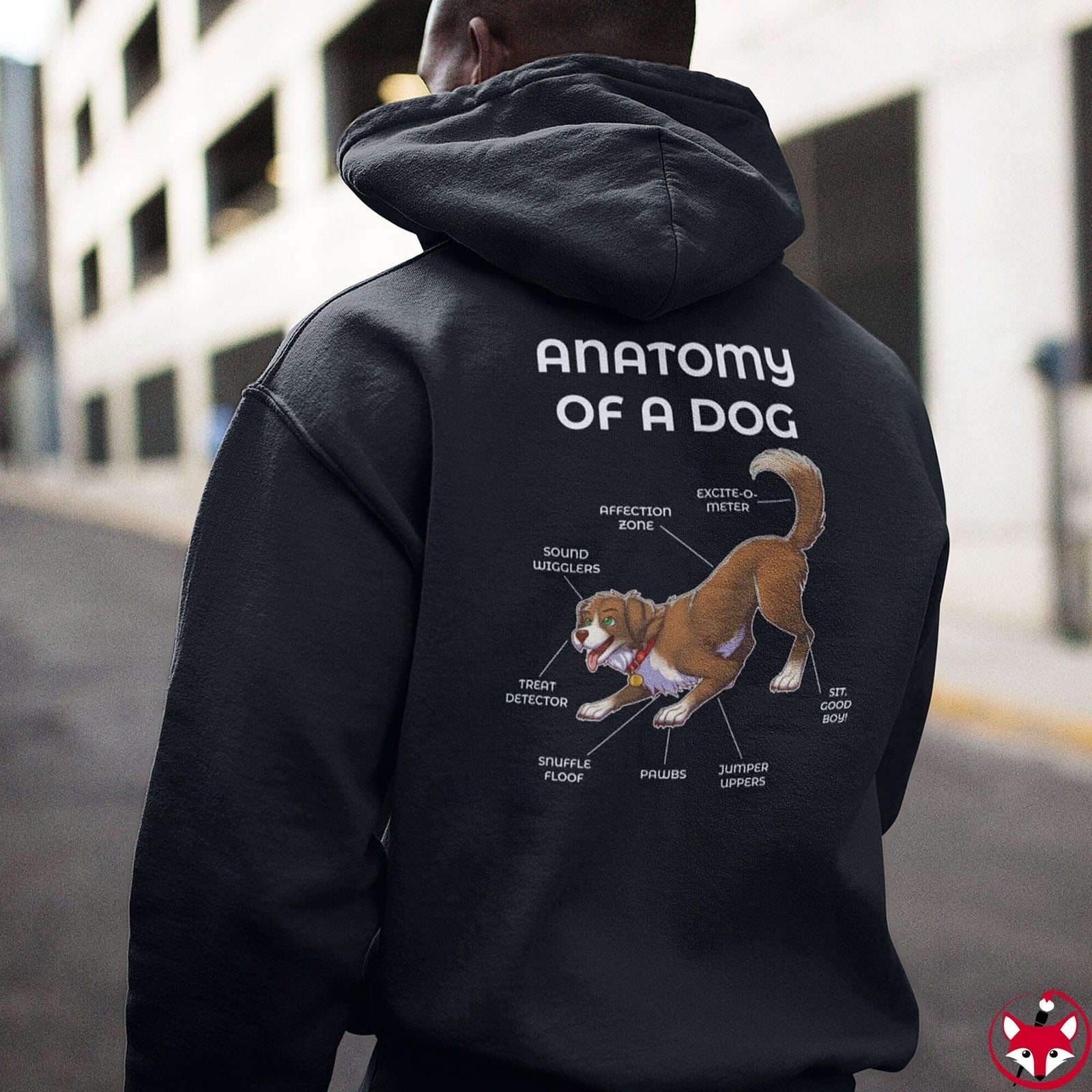 Dog Brown - Hoodie Hoodie Artworktee 
