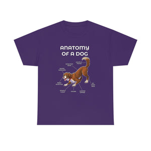 Dog Brown - T-Shirt T-Shirt Artworktee Purple S 