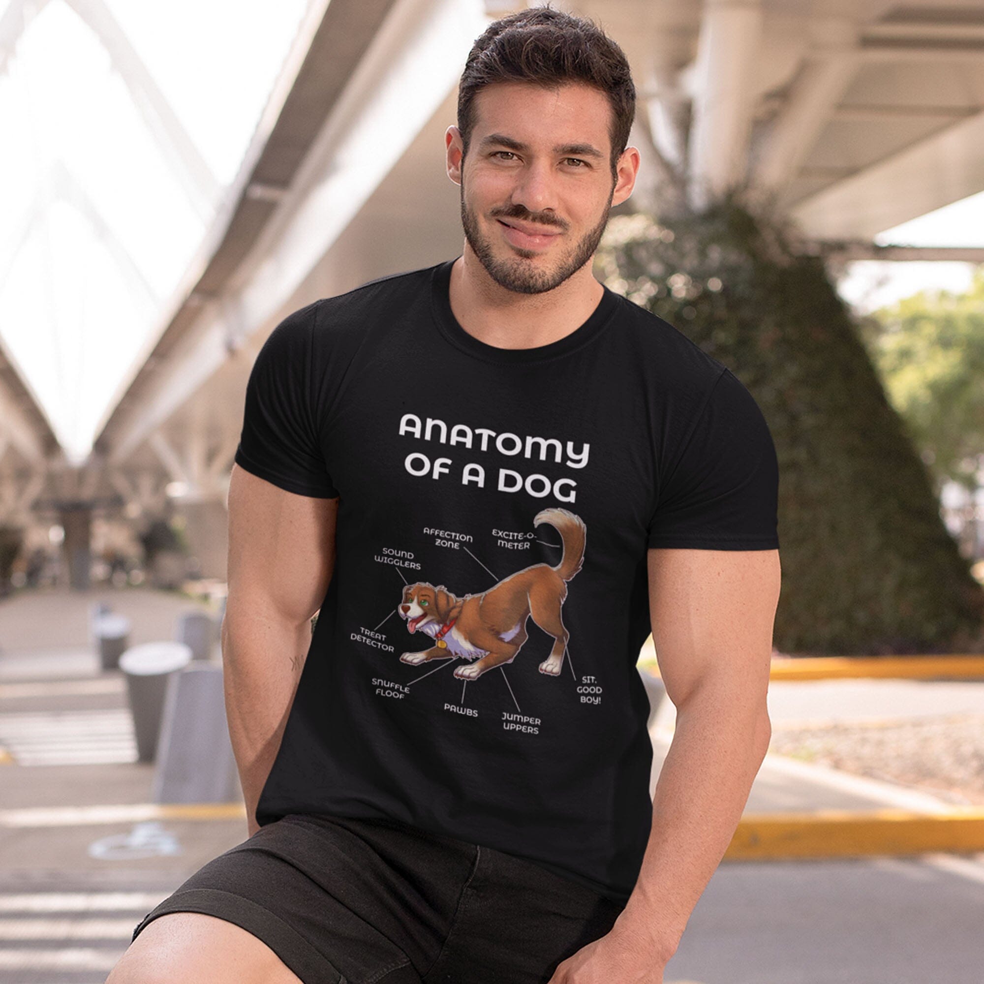 Dog Brown - T-Shirt T-Shirt Artworktee 