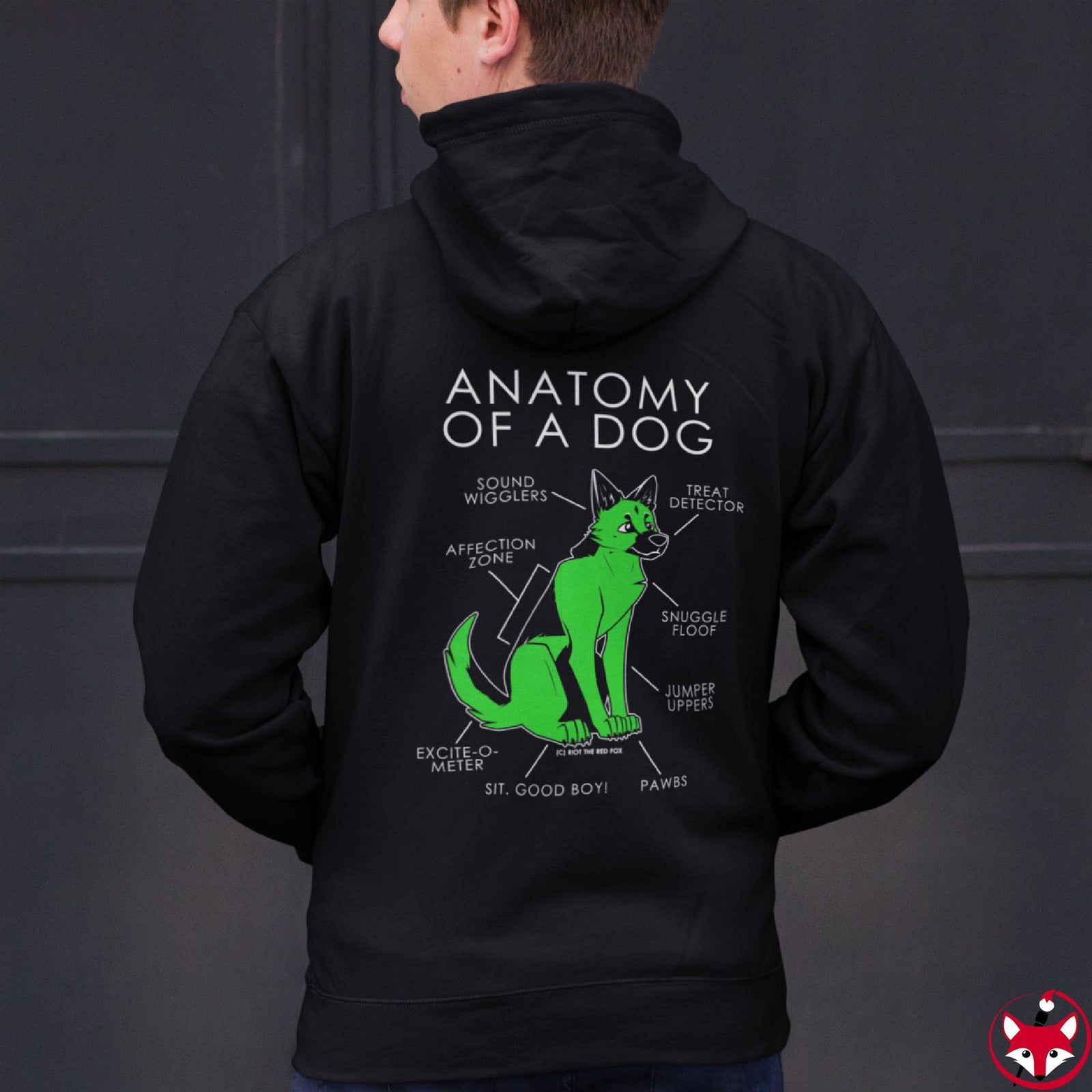 Dog Green - Hoodie Hoodie Artworktee 