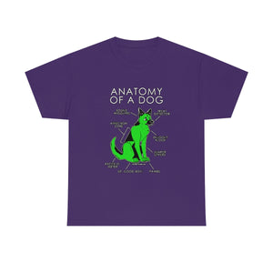 Dog Green - T-Shirt T-Shirt Artworktee Purple S 