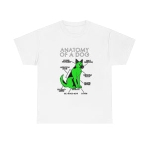 Dog Green - T-Shirt T-Shirt Artworktee White S 