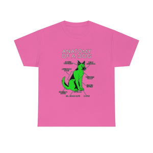 Dog Green - T-Shirt T-Shirt Artworktee Pink S 