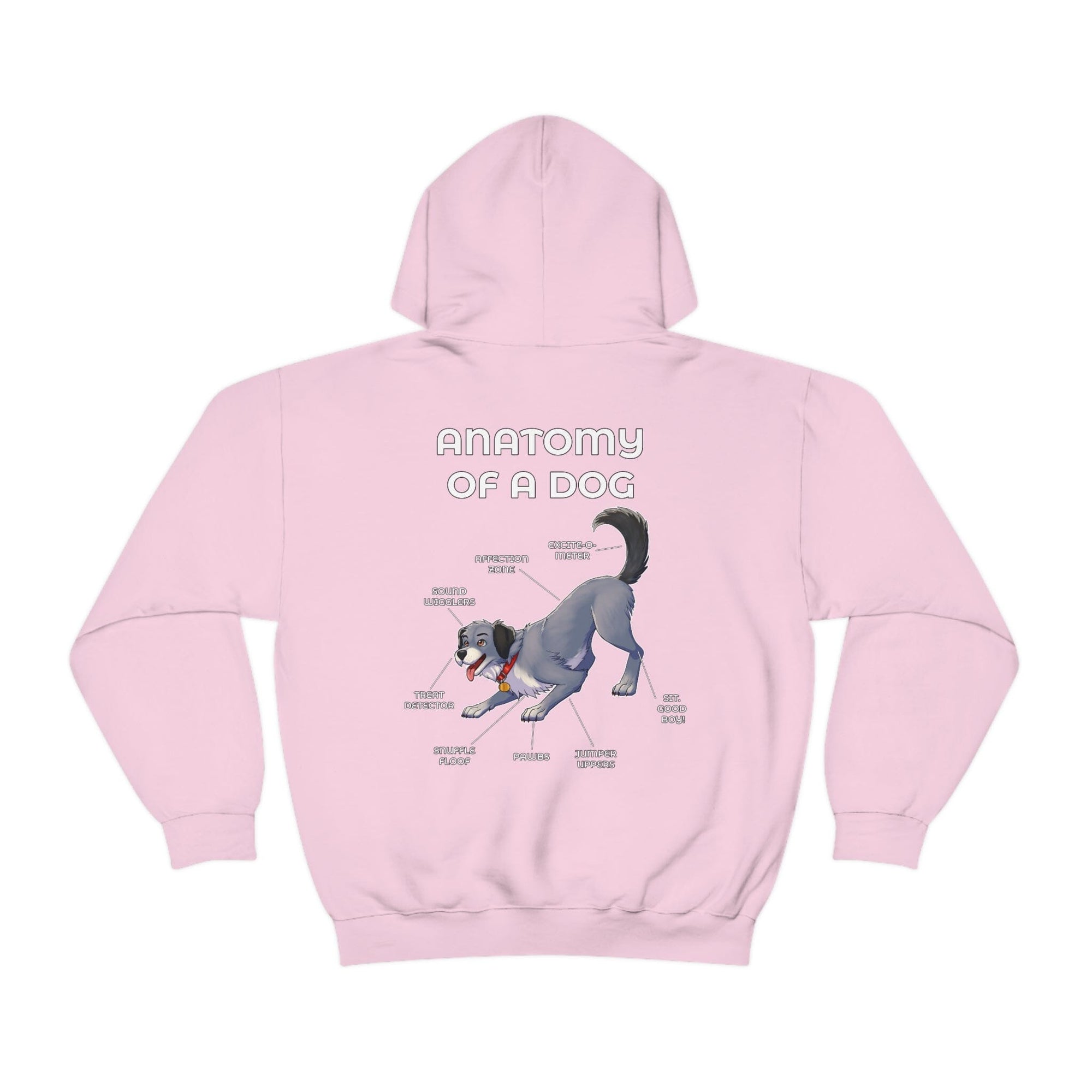 Dog Grey - Hoodie Hoodie Artworktee Light Pink S 