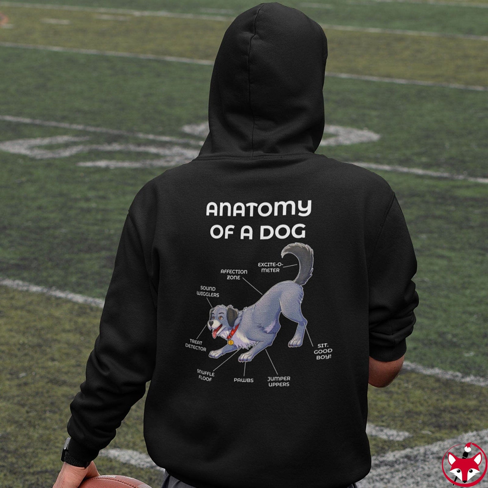 Dog Grey - Hoodie Hoodie Artworktee 
