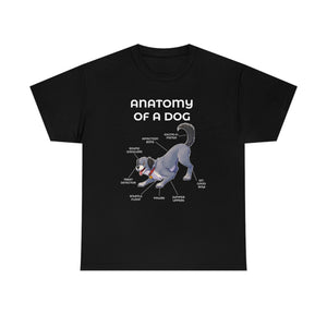 Dog Grey - T-Shirt T-Shirt Artworktee Black S 