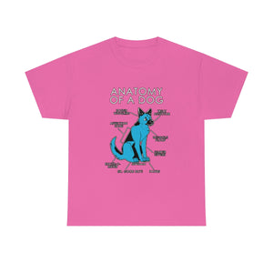 Dog Light Blue - T-Shirt T-Shirt Artworktee Pink S 