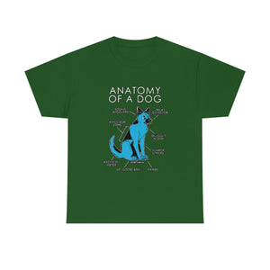 Dog Light Blue - T-Shirt T-Shirt Artworktee Green S 