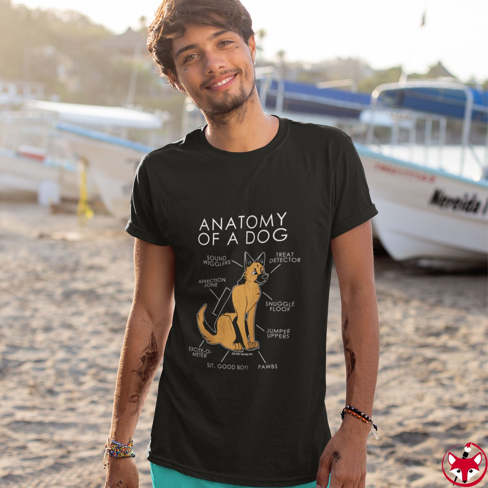 Dog Orange - T-Shirt T-Shirt Artworktee 