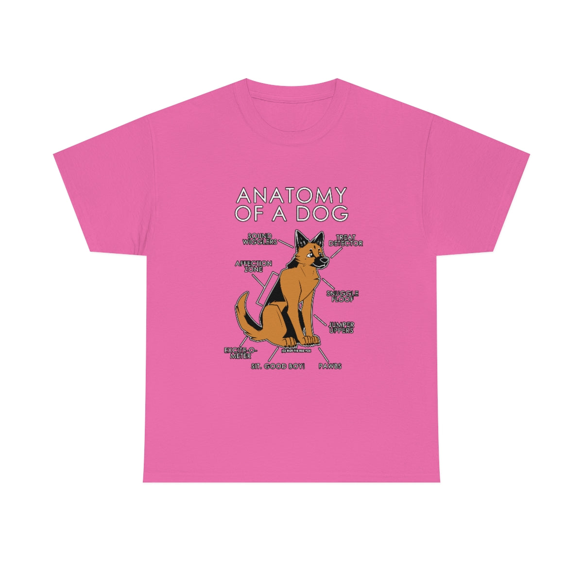 Dog Orange - T-Shirt T-Shirt Artworktee Pink S 