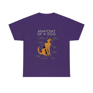 Dog Orange - T-Shirt T-Shirt Artworktee Purple S 