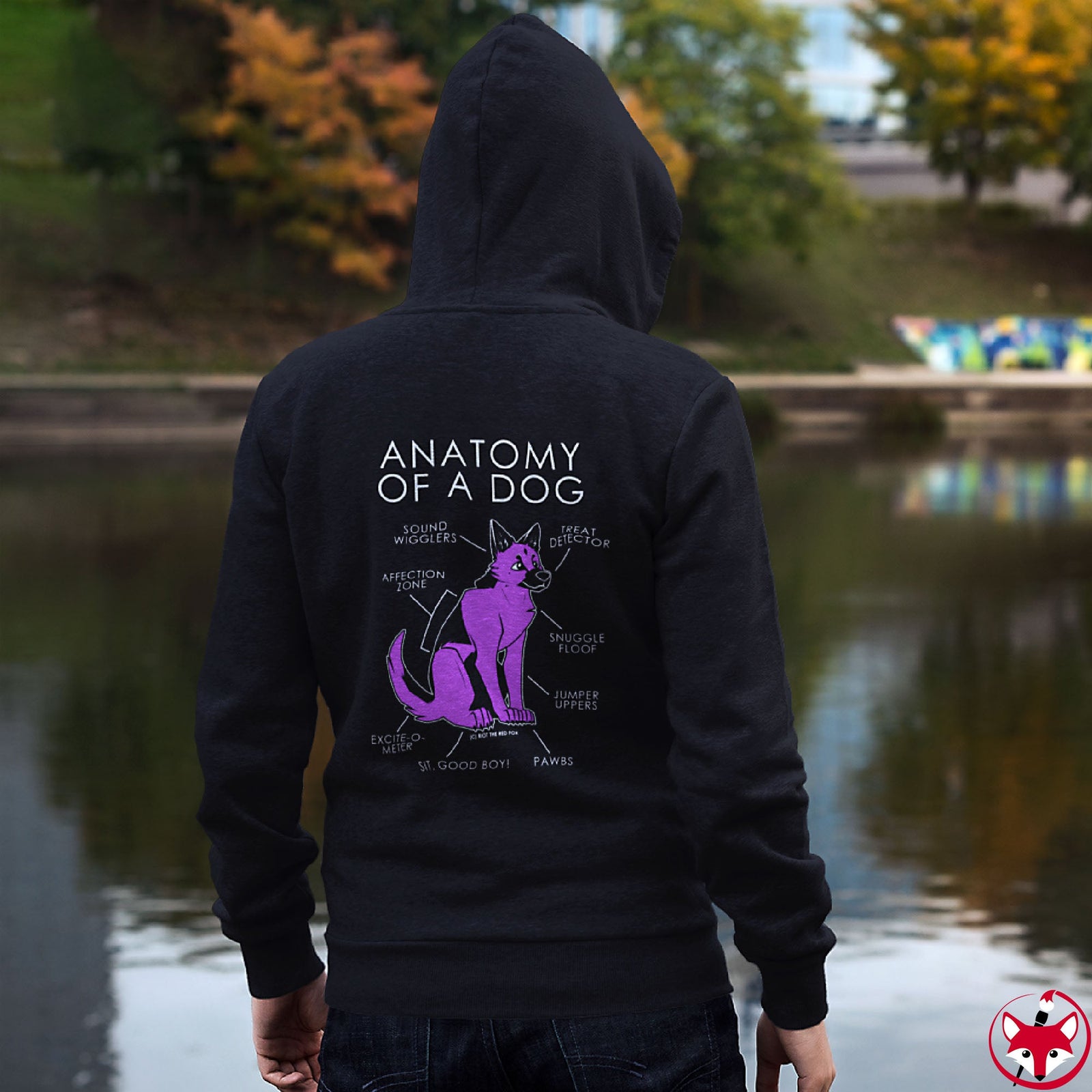 Dog Pink - Hoodie Hoodie Artworktee 