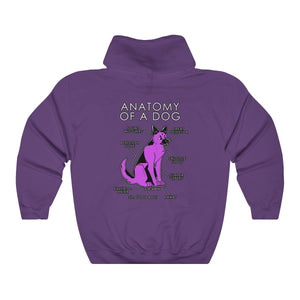 Dog Pink - Hoodie Hoodie Artworktee Purple S 