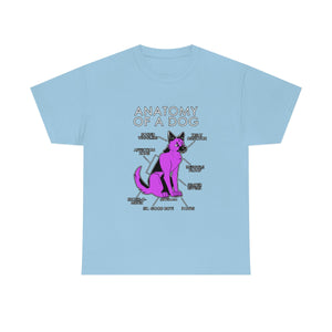 Dog Pink - T-Shirt T-Shirt Artworktee Light Blue S 