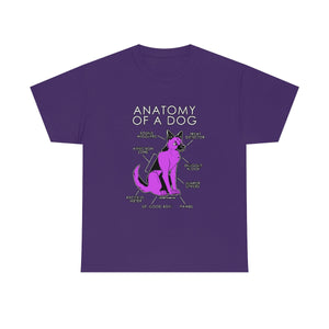 Dog Pink - T-Shirt T-Shirt Artworktee Purple S 