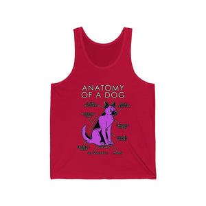 Dog Pink - Tank Top Tank Top Artworktee Red XS 