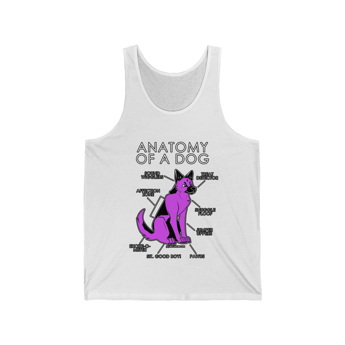 Dog Pink - Tank Top Tank Top Artworktee White XS 