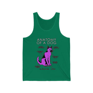 Dog Pink - Tank Top Tank Top Artworktee Green XS 