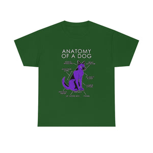 Dog Purple - T-Shirt T-Shirt Artworktee Green S 