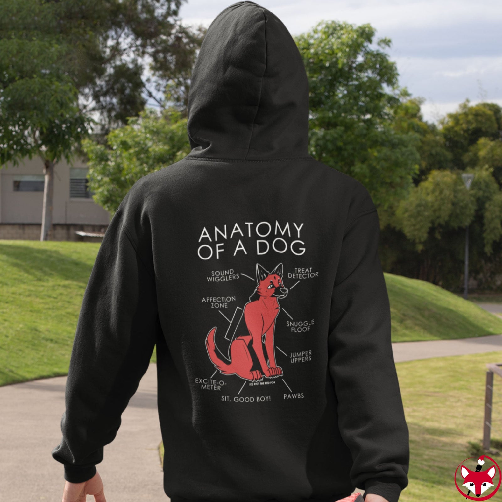 Dog Red - Hoodie Hoodie Artworktee 
