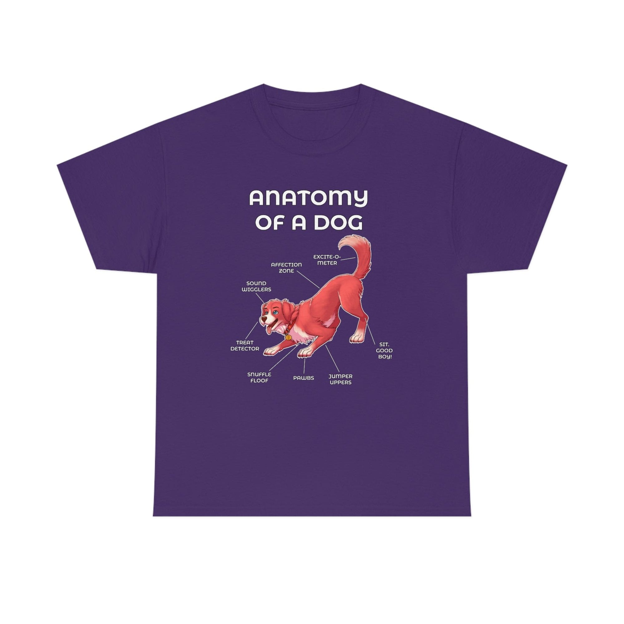 Dog Red - T-Shirt T-Shirt Artworktee Purple S 