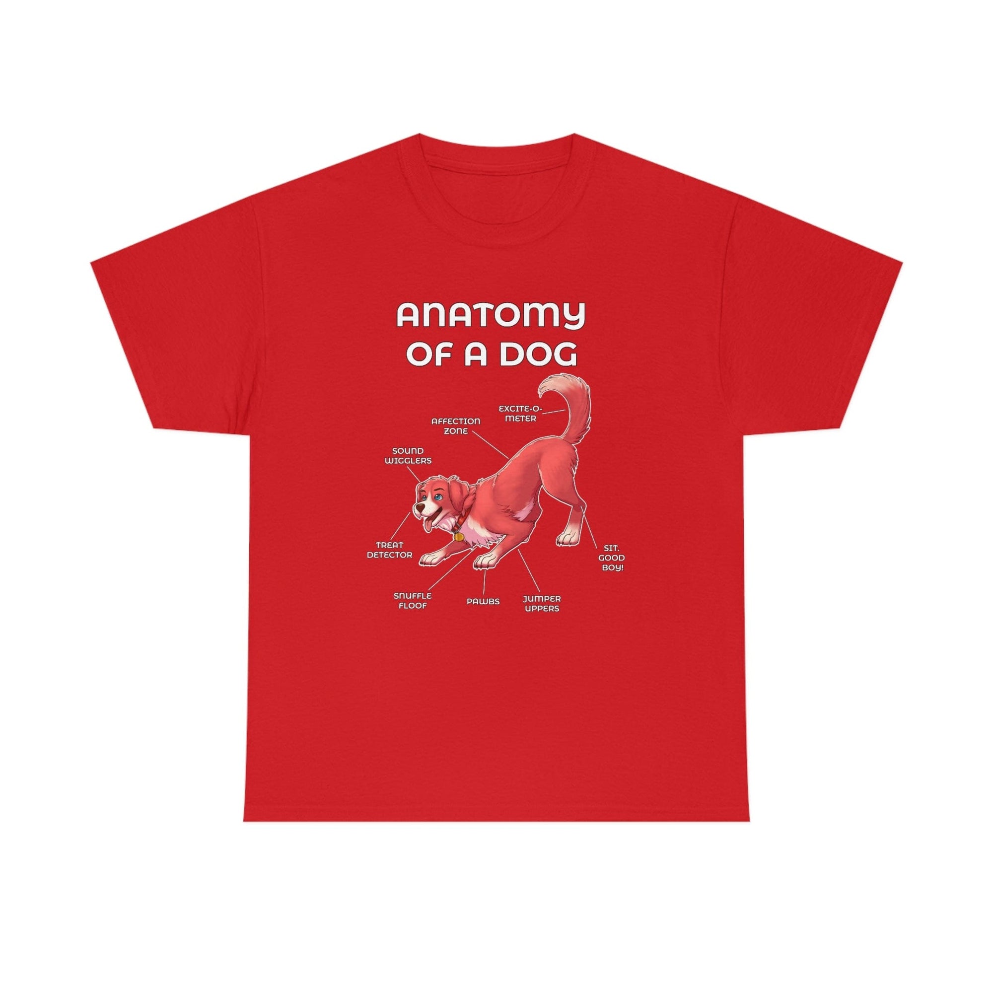 Dog Red - T-Shirt T-Shirt Artworktee Red S 