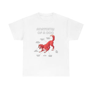 Dog Red - T-Shirt T-Shirt Artworktee White S 