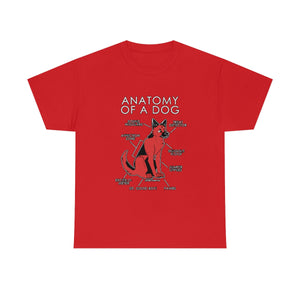 Dog Red - T-Shirt Artworktee Red S 