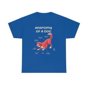 Dog Red - T-Shirt T-Shirt Artworktee Royal Blue S 