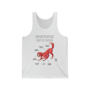 Dog Red - Tank Top Tank Top Artworktee White XS 