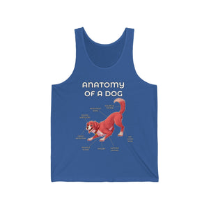 Dog Red - Tank Top Tank Top Artworktee Royal Blue XS 