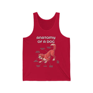 Dog Red - Tank Top Tank Top Artworktee Red XS 
