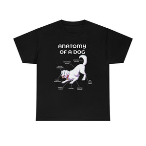 Dog White - T-Shirt T-Shirt Artworktee Black S 