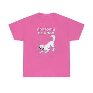 Dog White - T-Shirt T-Shirt Artworktee Pink S 
