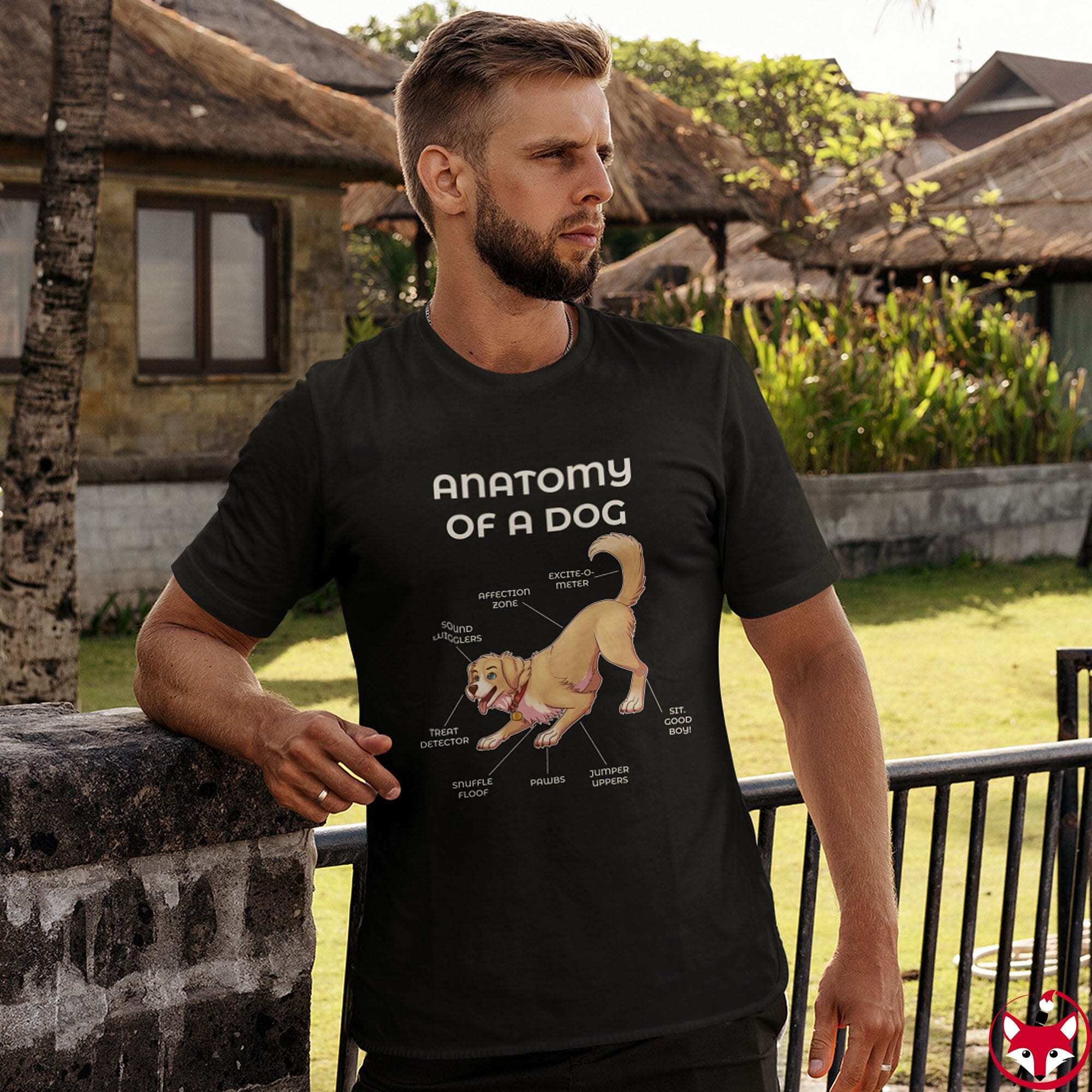 Dog Yellow - T-Shirt T-Shirt Artworktee 
