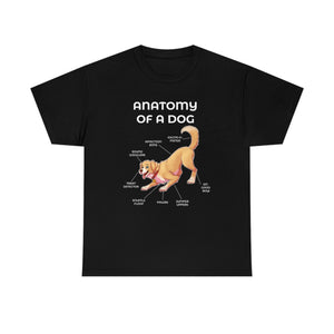 Dog Yellow - T-Shirt T-Shirt Artworktee Black S 