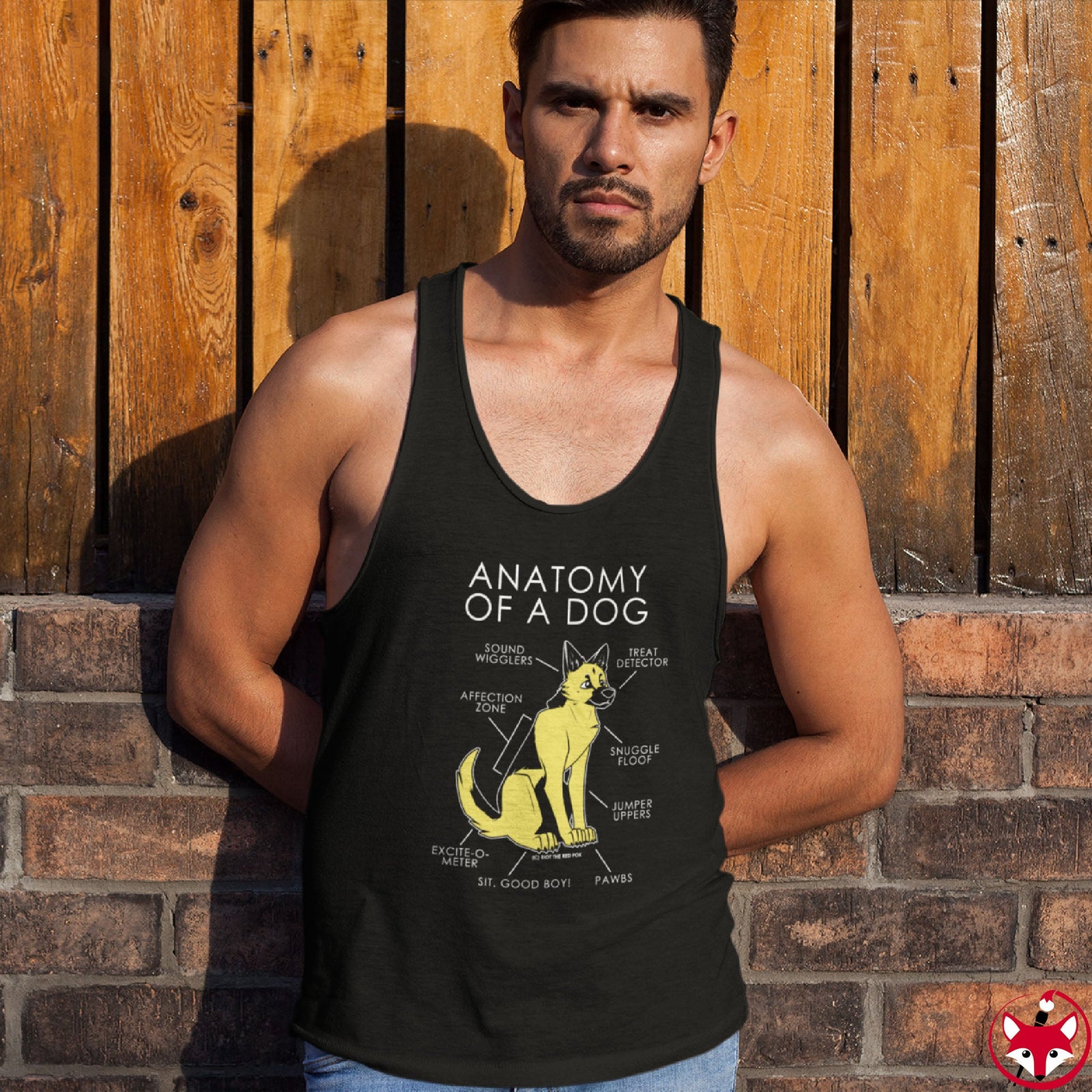 Dog Yellow - Tank Top Tank Top Artworktee 