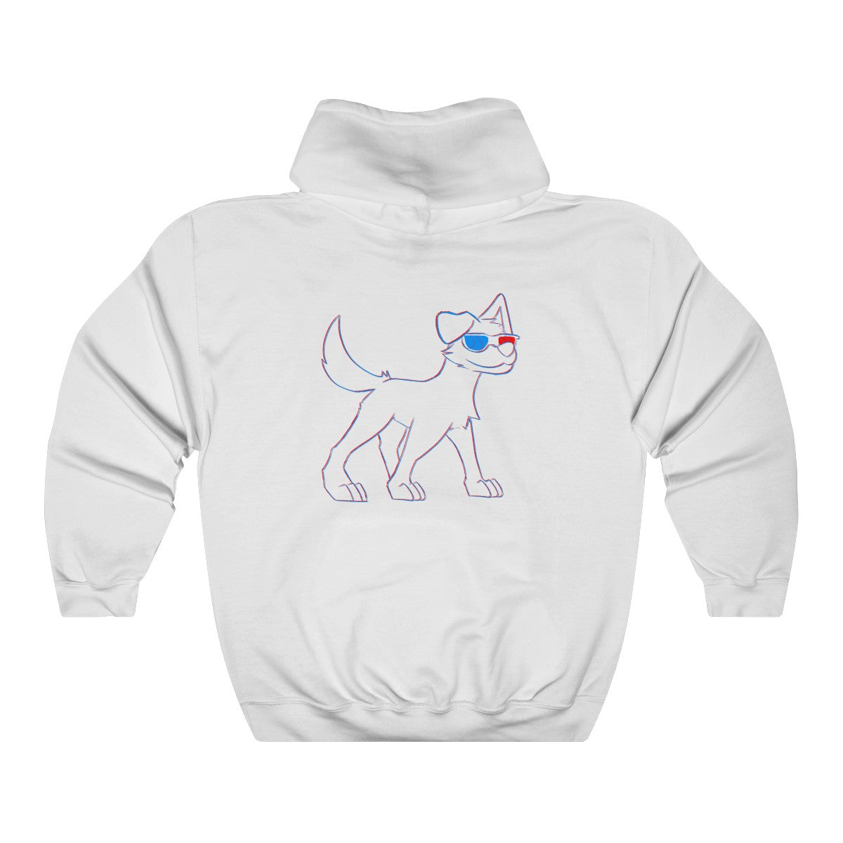 Doggie 3D - Hoodie Hoodie Project Spitfyre White S 