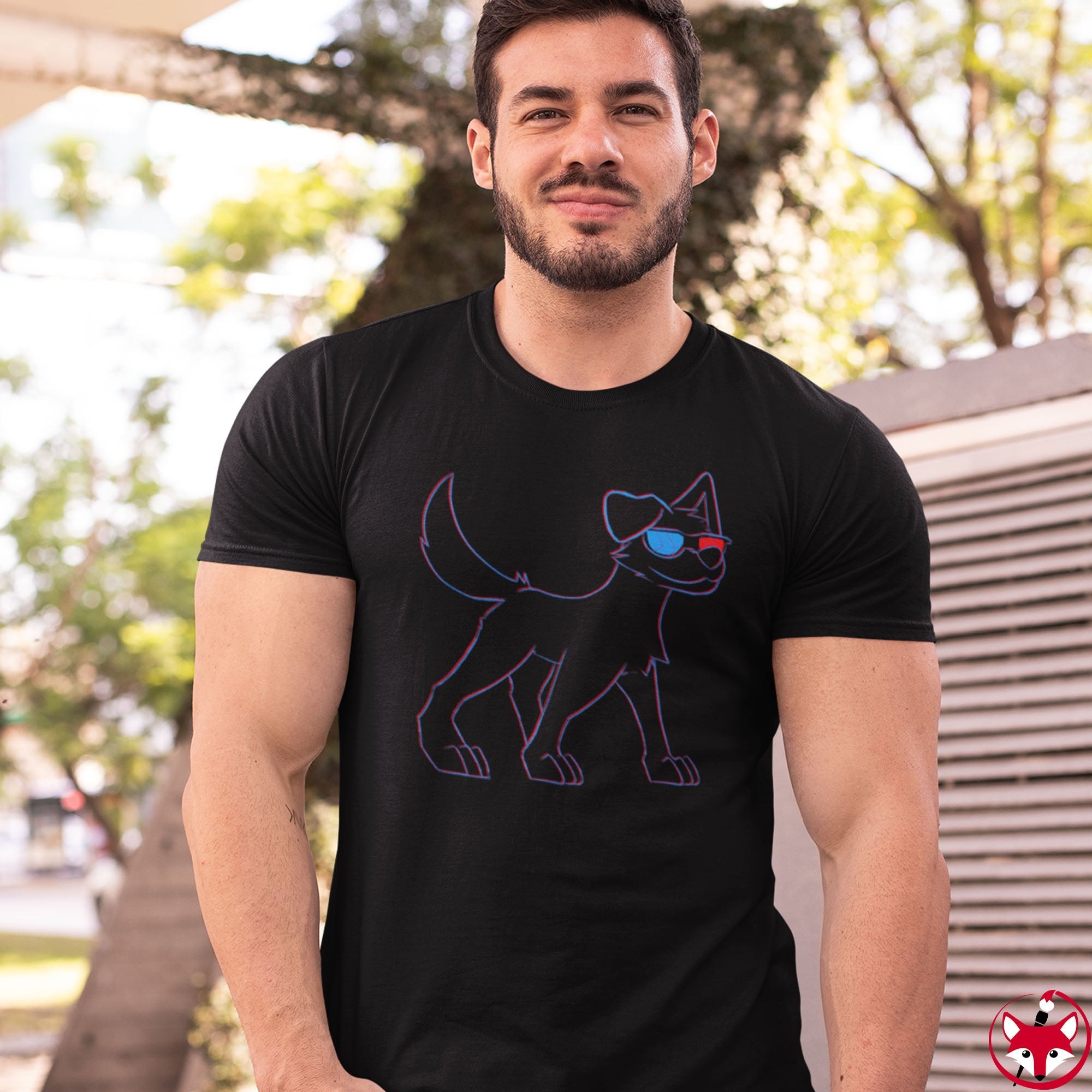 Doggie 3D - T-Shirt T-Shirt Project Spitfyre 