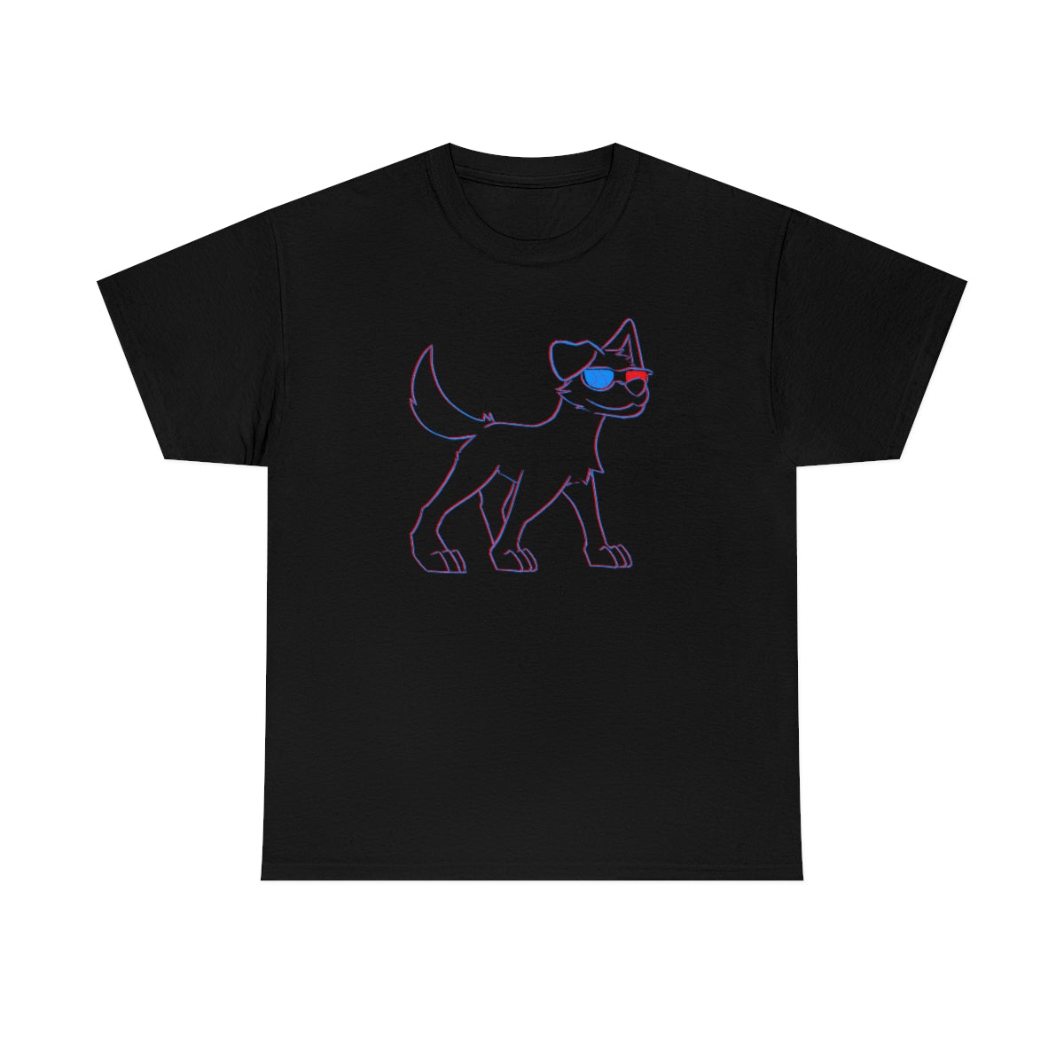 Doggie 3D - T-Shirt T-Shirt Project Spitfyre Black S 