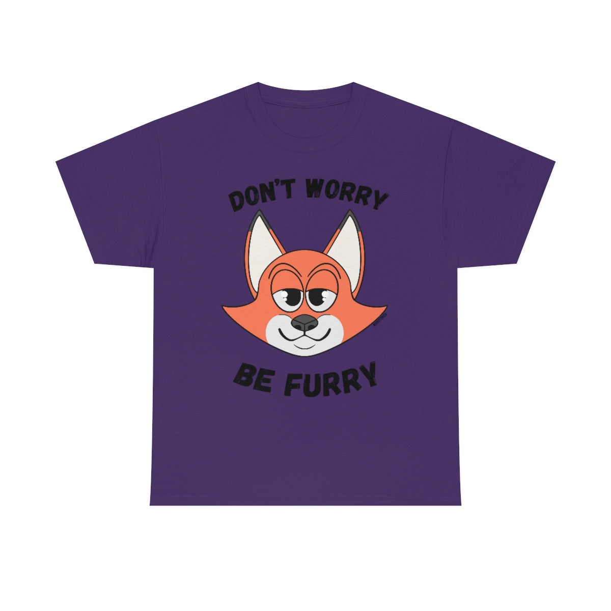Don't Worry Be Furry! - T-Shirt T-Shirt AFLT-Whootorca Purple S 