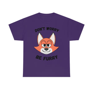 Don't Worry Be Furry! - T-Shirt T-Shirt AFLT-Whootorca Purple S 