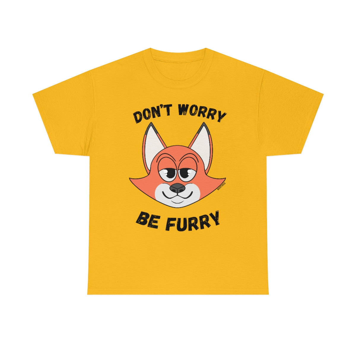 Don't Worry Be Furry! - T-Shirt T-Shirt AFLT-Whootorca Gold S 