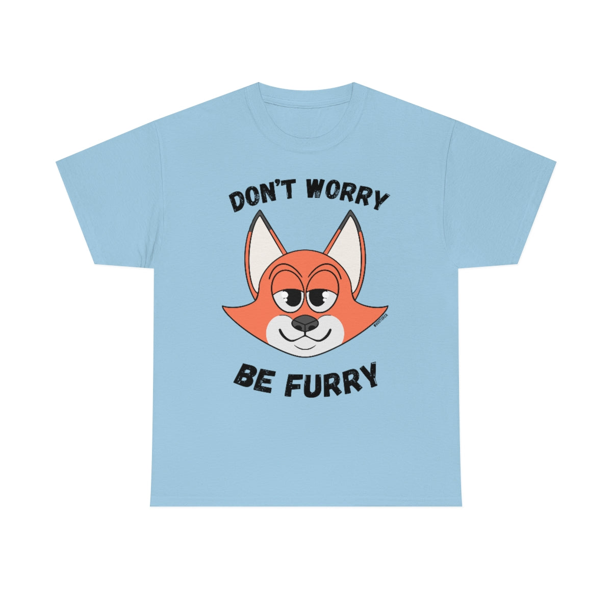 Don't Worry Be Furry! - T-Shirt T-Shirt AFLT-Whootorca Light Blue S 