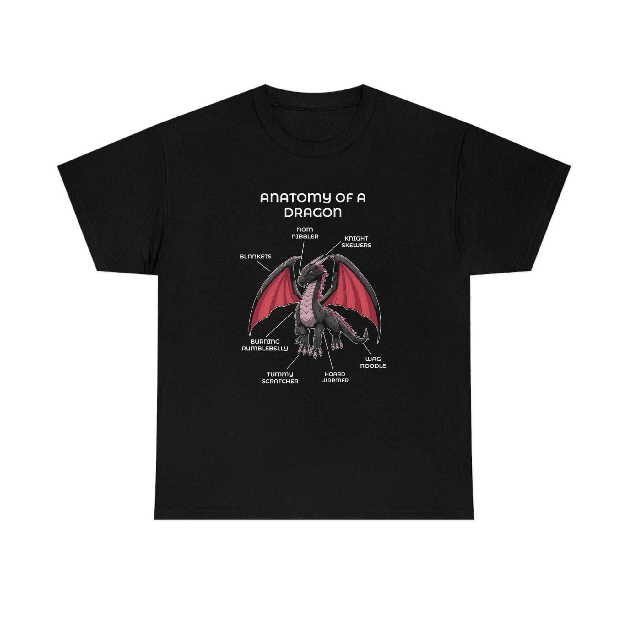 Dragon Black - T-Shirt T-Shirt Artworktee Black S 